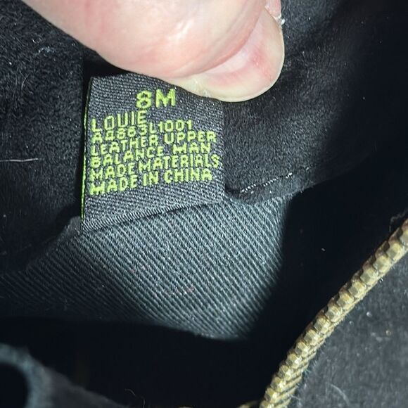 Sam Edelman Louie Black Suede Heeled Fringe Booties Sz 8 - Picture 6 of 8